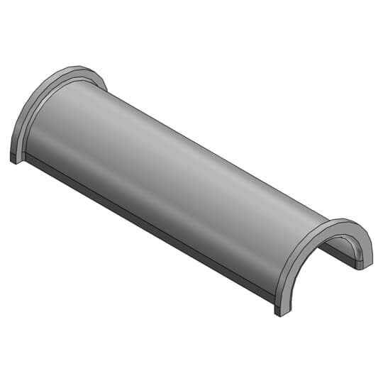 664-WT Steel City Recessed Service Wire Tunnel, For Use With 664 and 664-CI Floor Box, 90 cu-in Capacity, Steel