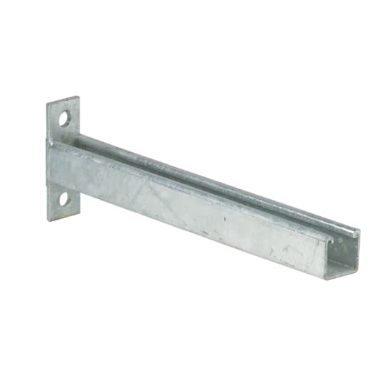 S256-14HDGC Superstrut S256 Bracket, (1) Holes, 14 in L x 1-5/8 in W x 1/4 in THK, Steel