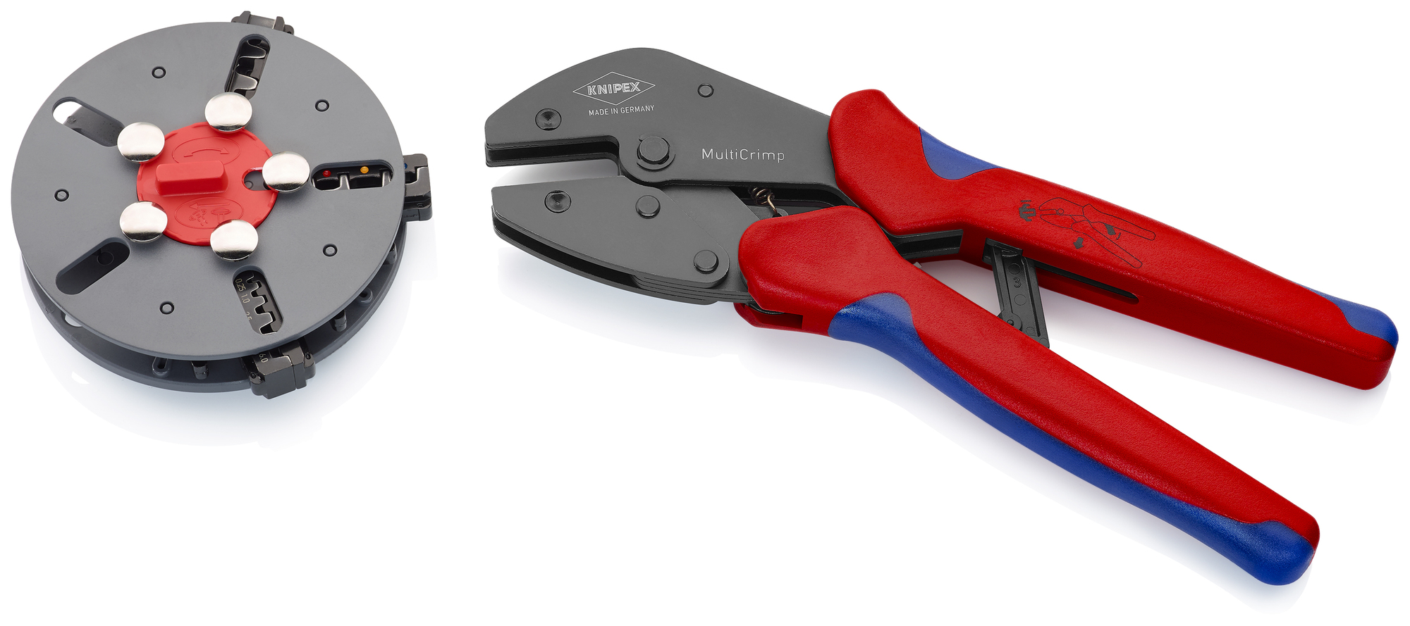 MultiCrimp Crimping Pliers, 10 in., Multi-Component, 3 Crimp Profiles