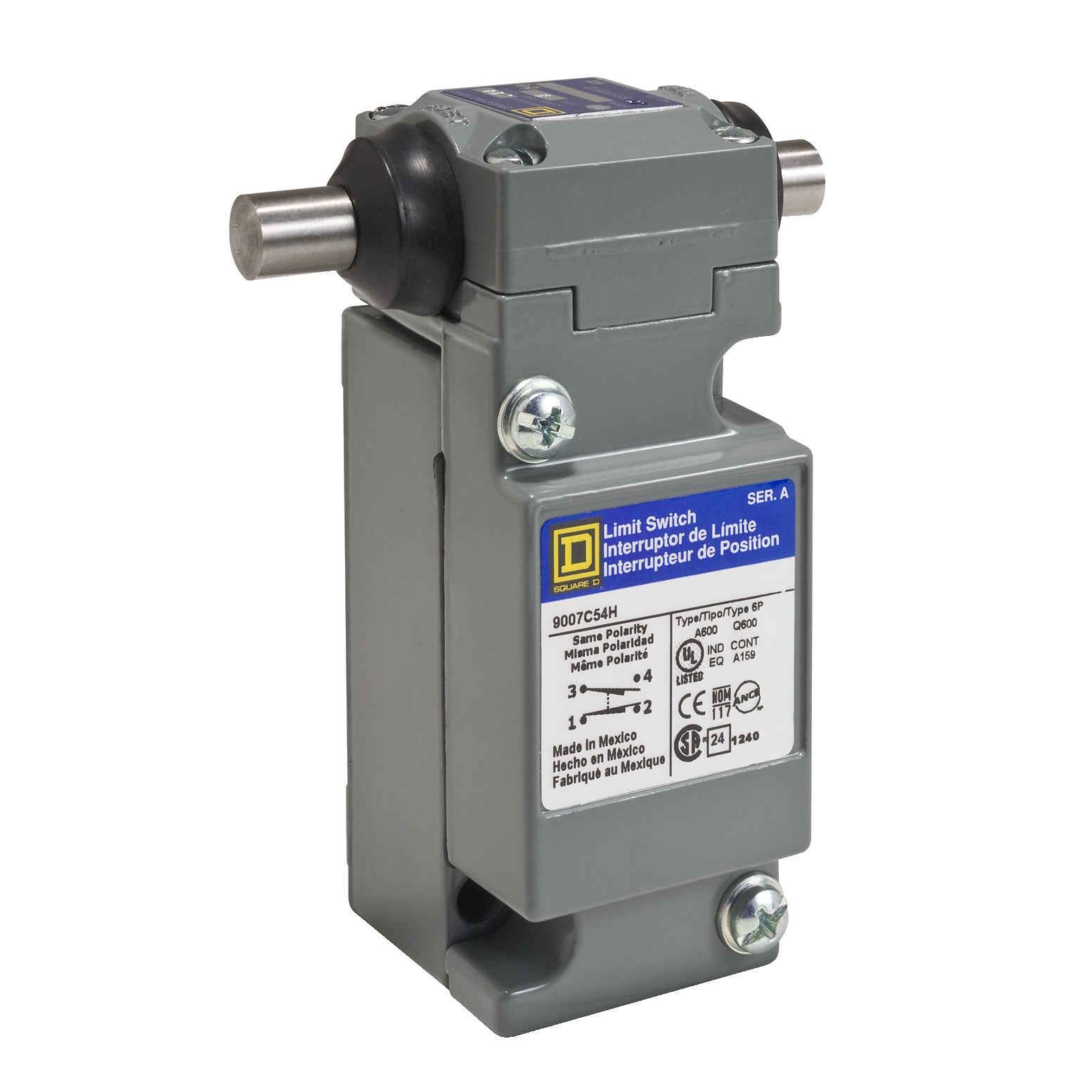 LIMIT SWITCH 600V 10AMP C +OPTIONS