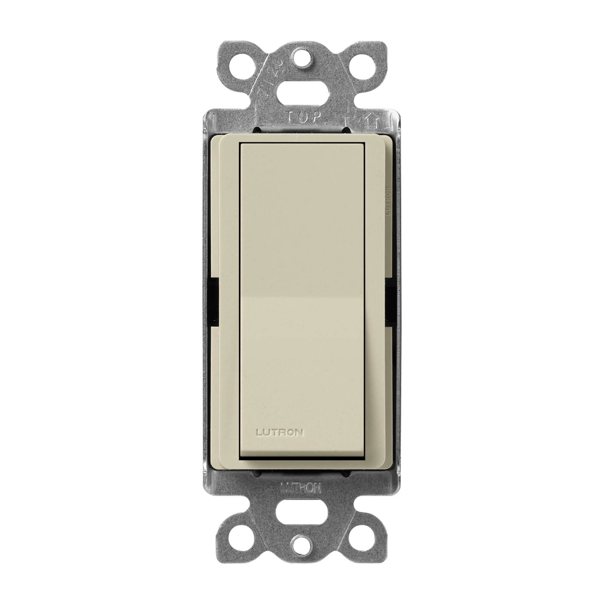 SC-1PS-CY Claro On/Off Rocker Switch, 1 Pole, 15 Amp, Satin, Clay