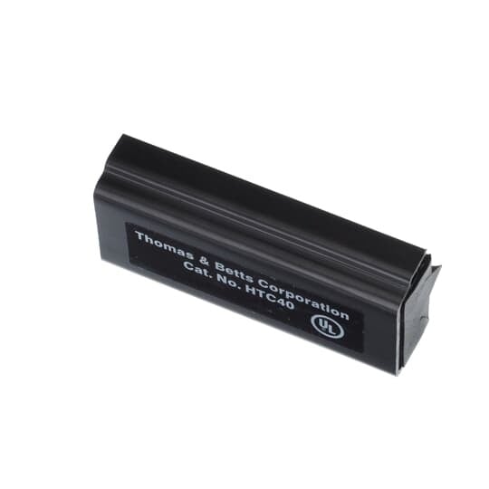 HTC40 Color-Keyed Hard H-Tap Insulating Cover, For Use With 63110, 63118, 63125, 63140 H-Tap, 54720, 54725, 54730, 54755 and 54760 C-Tap, Thermoplastic Noryl, Black