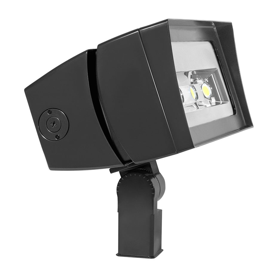 FFLED230SF/D10 FFLED Floodlight With 0 to 10 VDC Dimming Driver, LED Lamp, 238 W Fixture, 120/208/240/277 V AC, Bronze Housing