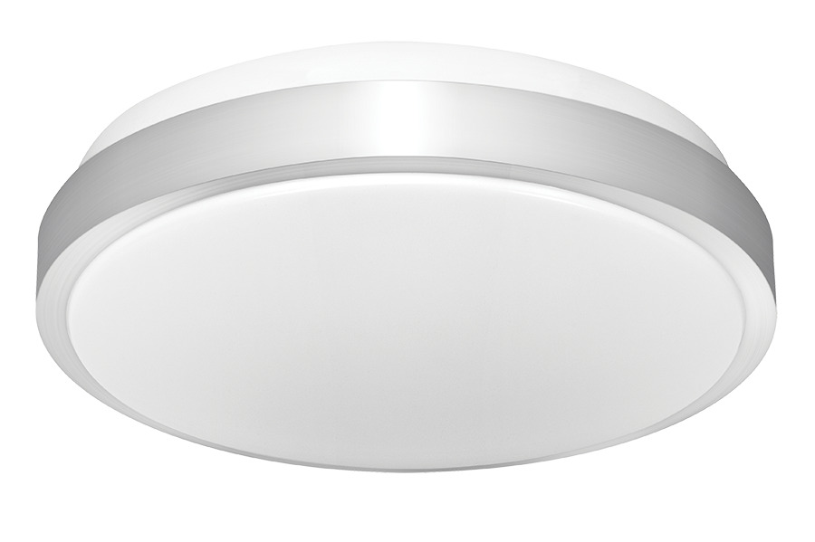 SK16XL20RDYN Skeet XL Round Retrofit Fixture With Decorative Ring, 20 W Fixture, 120/208/240/277 V AC, White Housing