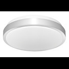 Skeet Xl 16 inch 20W, LED 3, 5000k, 120V Triac, Dimmable with round Deco Ring, White