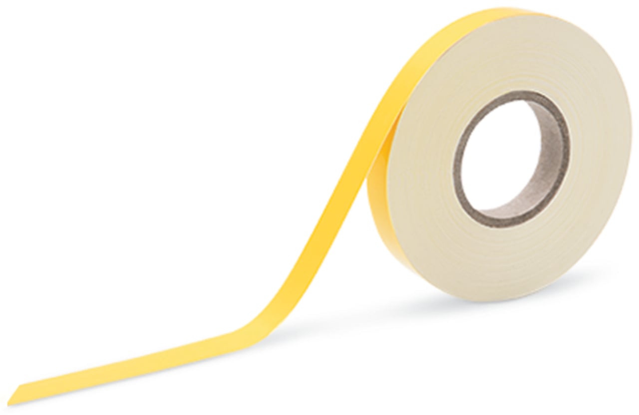 2009-110/020-002 Snap-On Marking Strip, 11 mm W, Yellow Legend