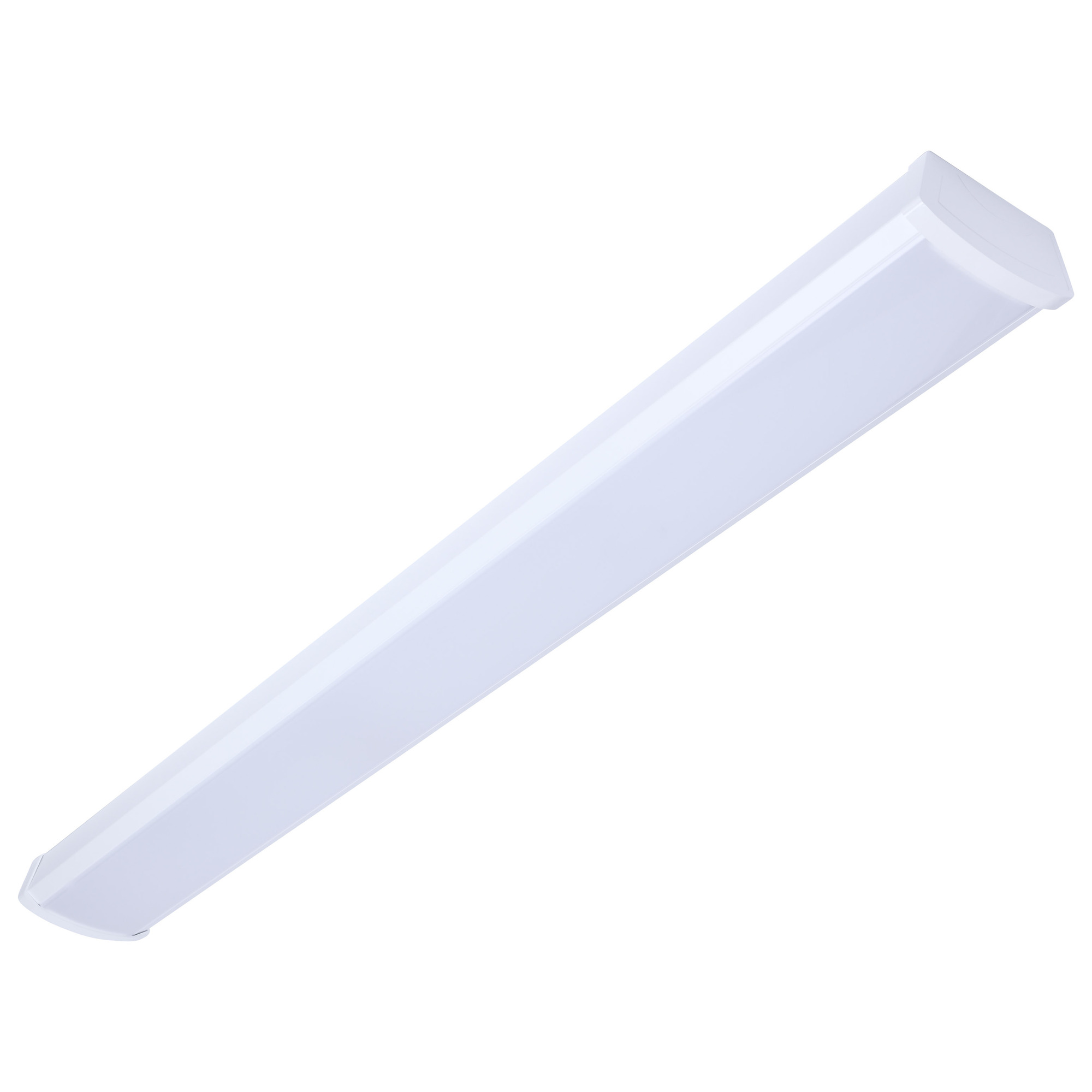 LED 4 Foot Wrap - 39 Watts - 27K/30K/35K/40K/50K CCT Selectable - White Finish - 120-277 Volt