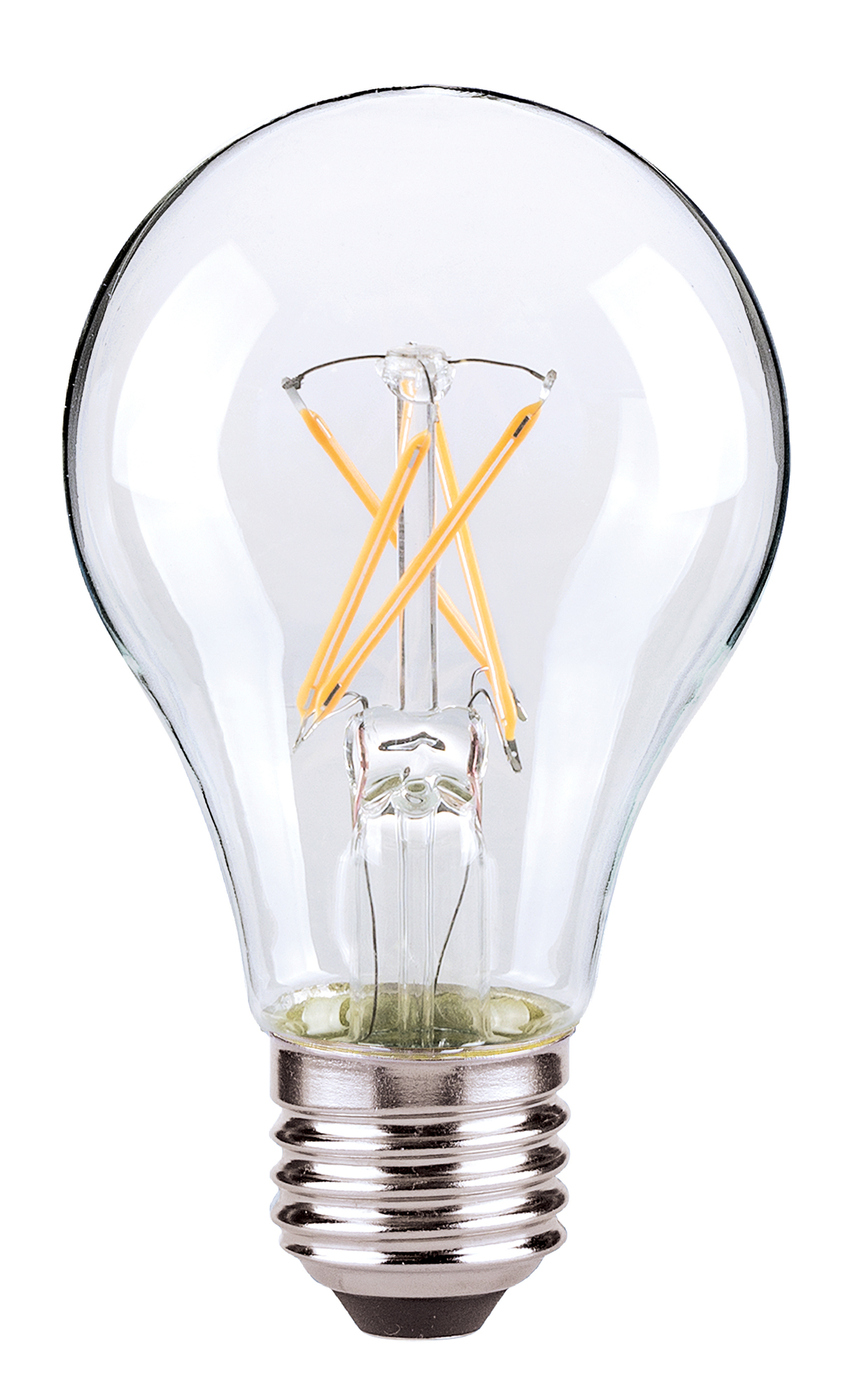 5 Watt LED A19 -Clear -Medium Base -2700K -120 Volt
