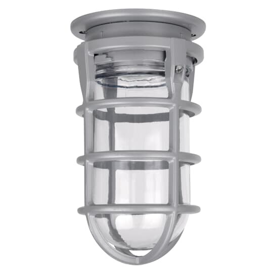 VAG-01-C Red Dot Outdoor Vaporproof Light Fixture, 100 W Fixture