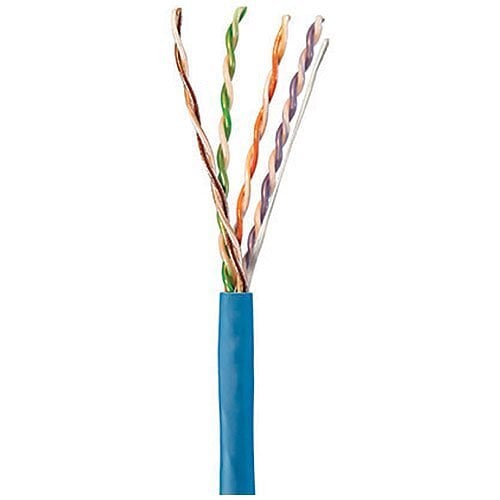 Category 6, XS Riser, 23/4-Pair, Blue, 1000 Feet Reelex Box, Spineless