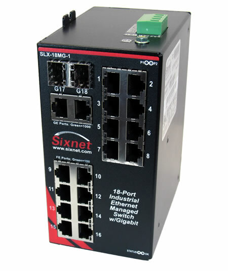 SLX-18MG-1 Managed Industrial Ethernet Switch