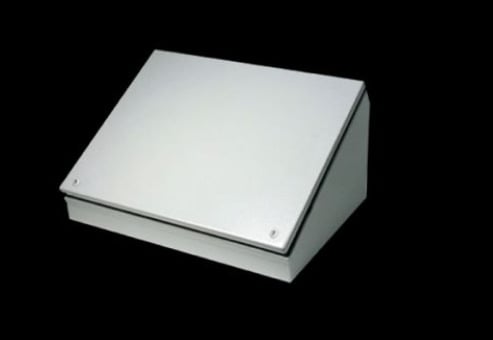 8018820 CS Series Console Enclosure, 12 in W x 7 in D x 8 in H, NEMA 12/13, Carbon Steel