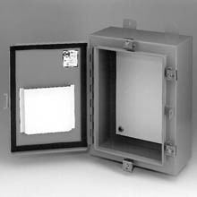 483616-4 1-Door Electrical Enclosure, 36 in W x 16 in D x 48 in H, NEMA 4/IP66 NEMA Rating, Carbon Steel