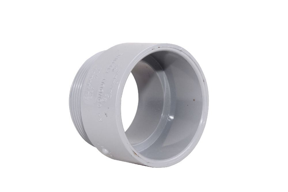 078089 Terminal Adapter, 2 in, For Use With Rigid Conduits, PVC