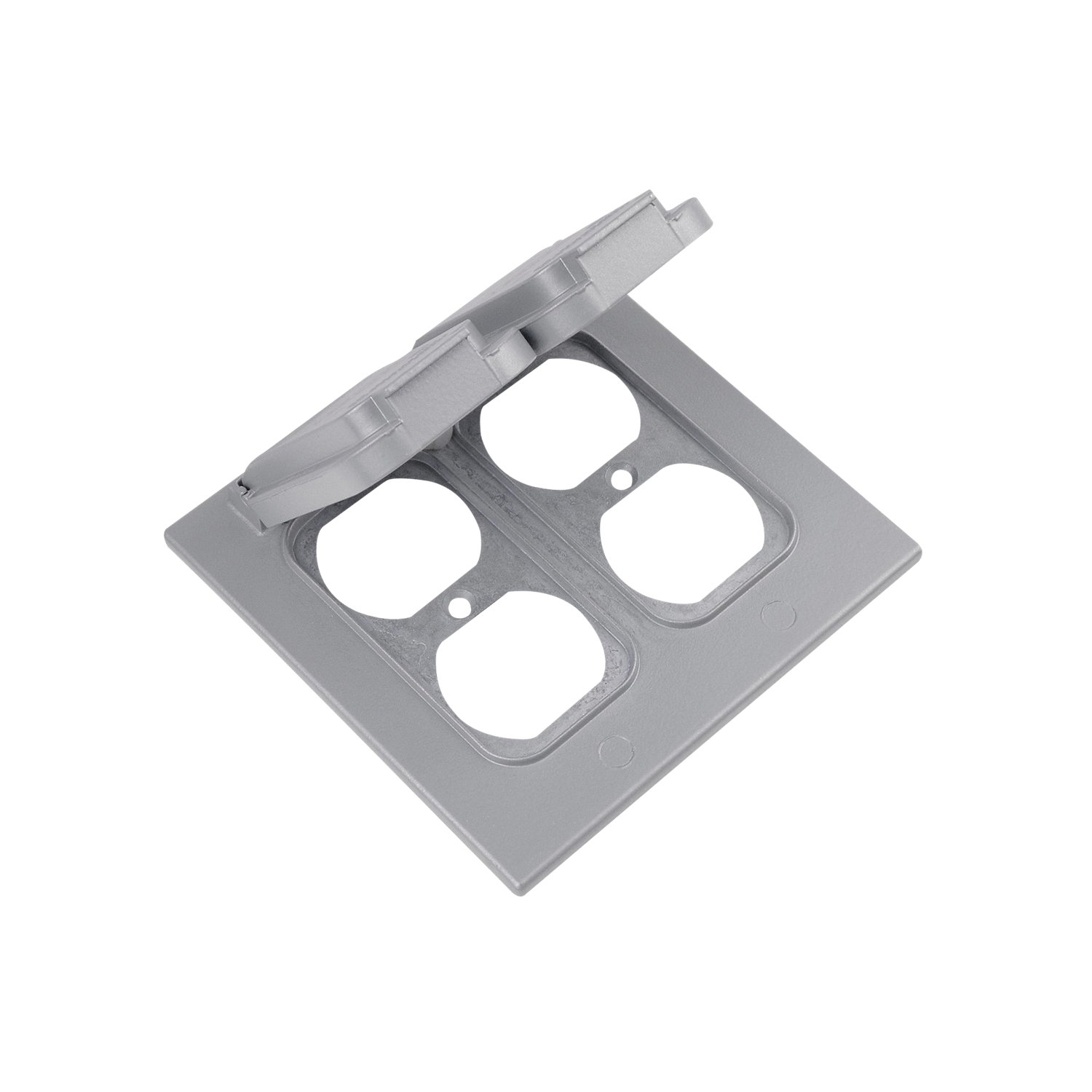 WR281-CBR Red Dot Weatherproof Receptacle Cover With Self-Closing Lid, Aluminum