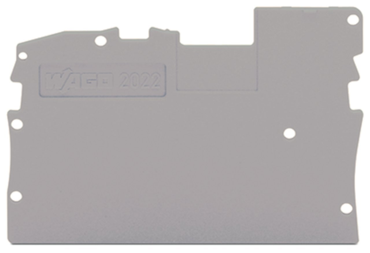 2022-1291 End and Intermediate Plate, Polyamide, Gray