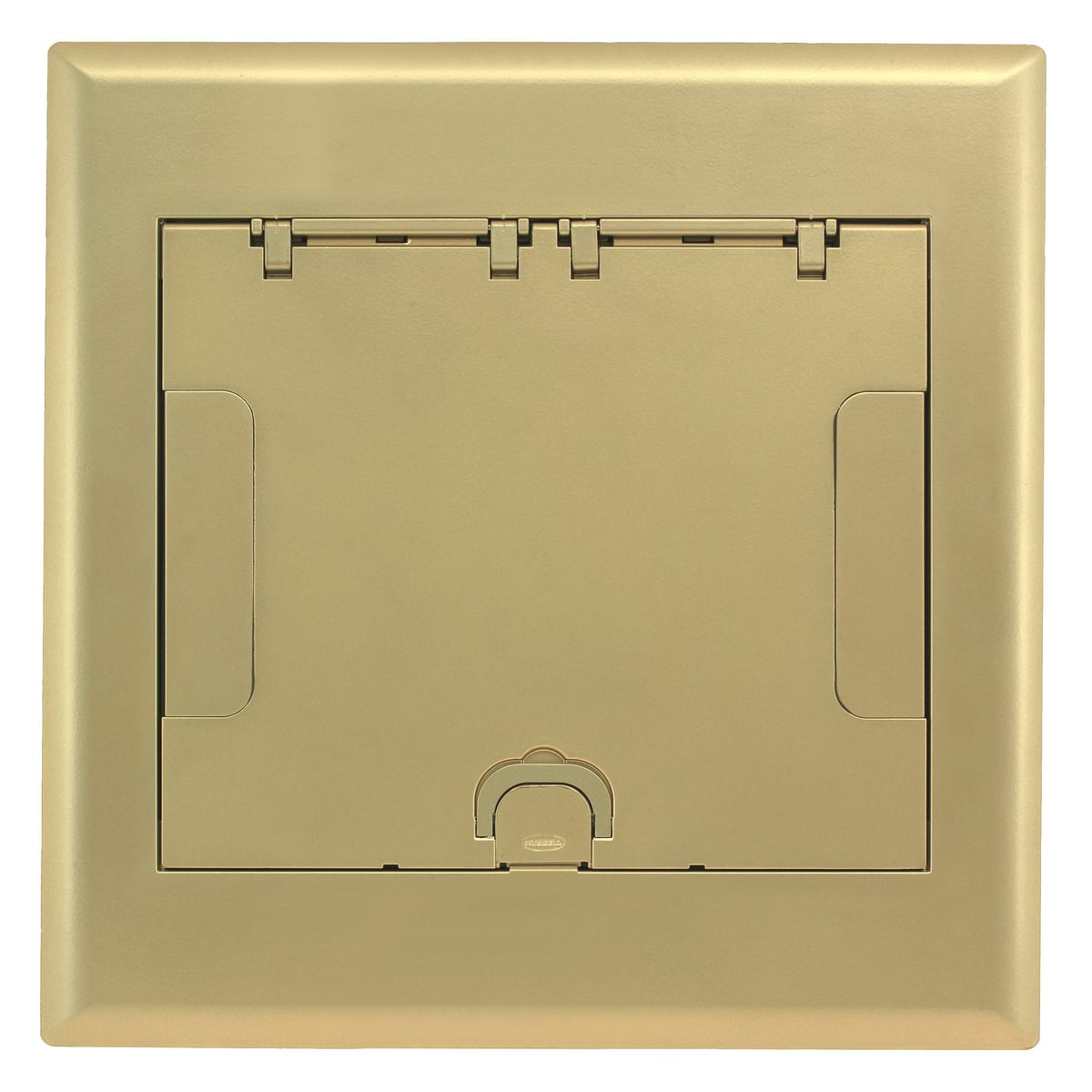 4GAFBCVRBRS AFB Standard Floor Box Cover, 13 in L x 13-1/4 in W, Cast Aluminum