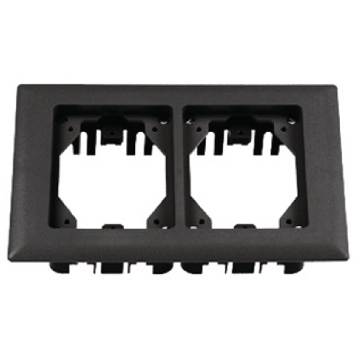 PFBRFBL2 2-Gang Molded Standard Carpet Flange, 6 in L, PVC