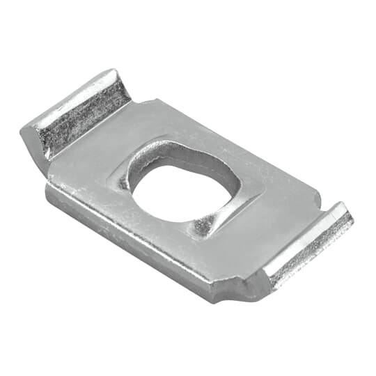 AB242EG Superstrut 200 Square Washer, 3/8 in, 1/2 in Nominal, 9/16 in ID, 1/4 in THK, Steel