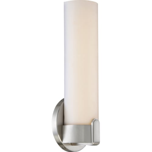 62-921 Nuvo Loop Non-Dimmable Wall Sconce Fixture, (1) Lamp, 120 V AC, Brushed Nickel Housing