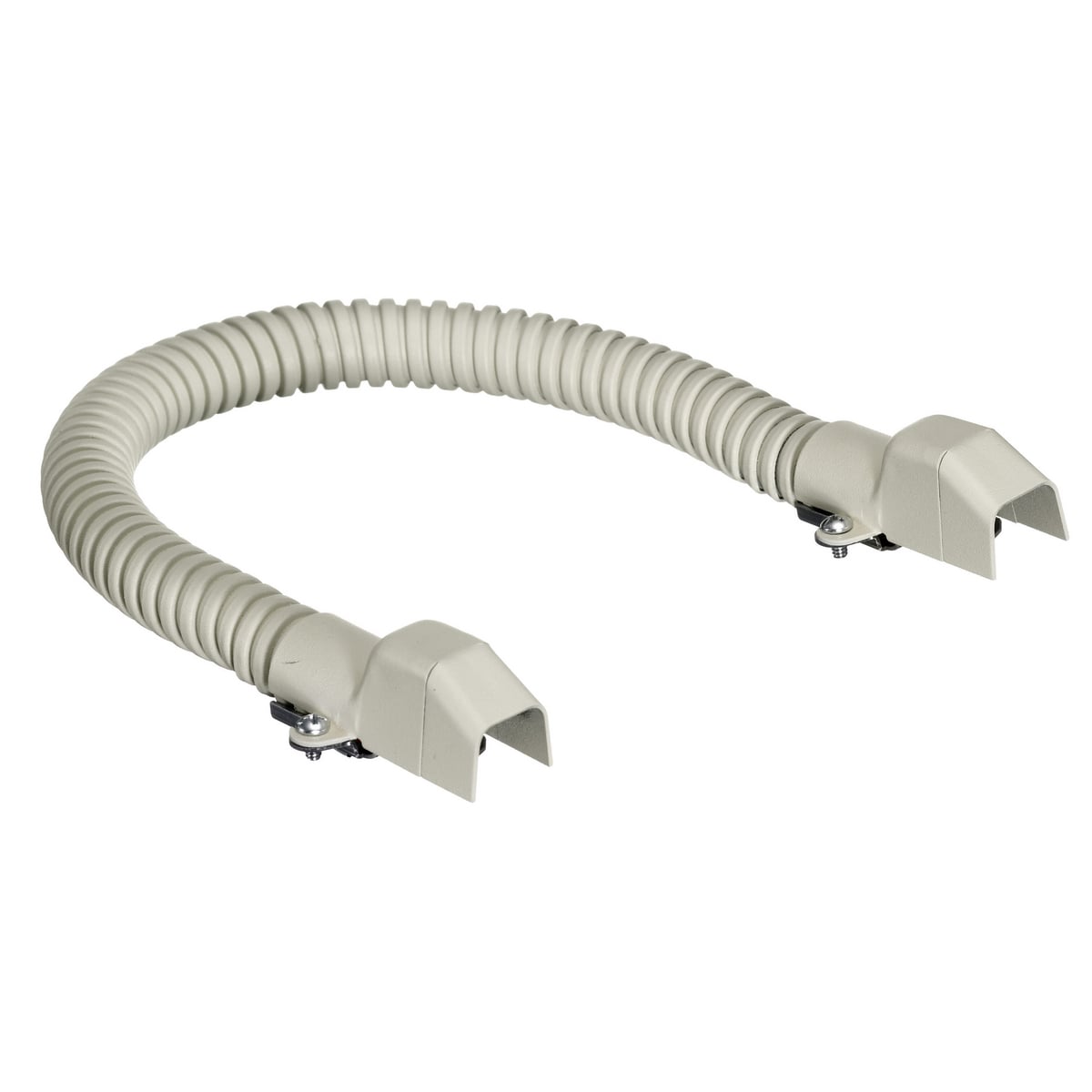 HBL5700FIVA Standard Flexible Section, For Use With HBL500, HBL700 and HBL750 Series Metal Raceways, 0.4 sq-in Nominal Cross Section, NEMA 1 Enclosure, Rolled Steel, Ivory
