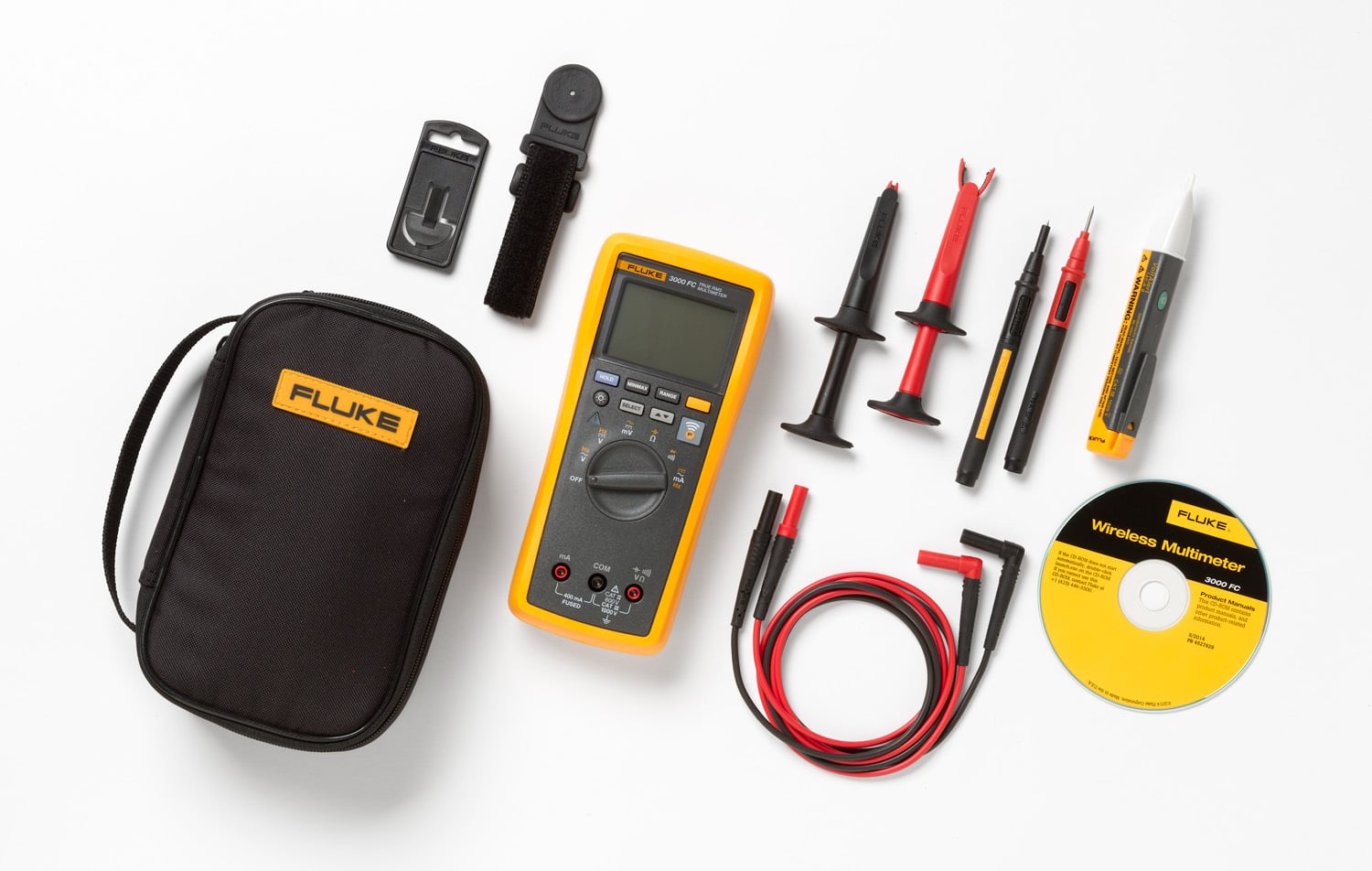 FLK-3000FC/1AC-II Multimeter Kit Electronic Measuring Probe