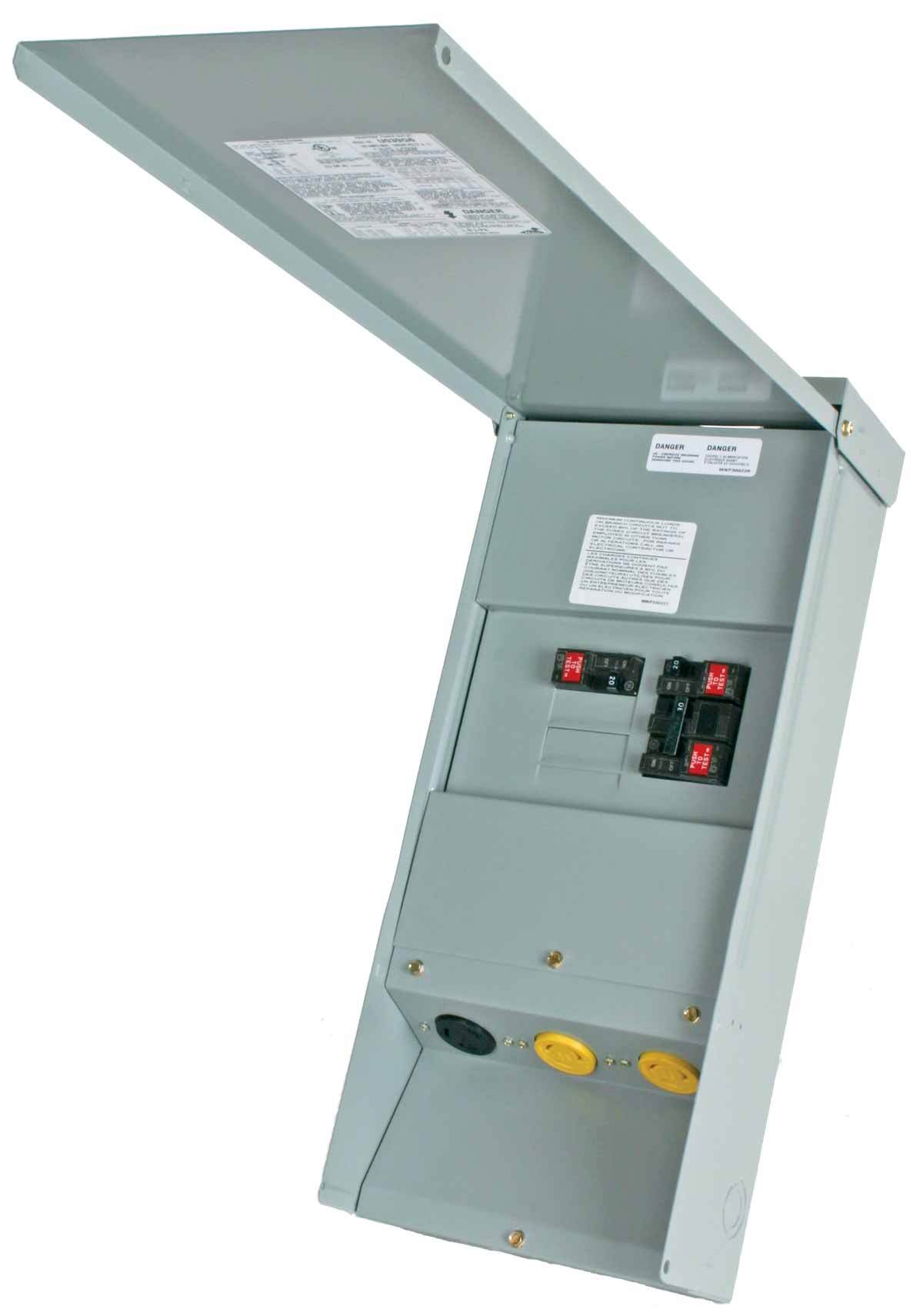 U039G6 Midwest GE 1-Head Unmetered Temporary Power Outlet, 120/240 V AC, 125 A, 1 Phase , 1 AWG to 300 kcmil Wire, Surface Mount