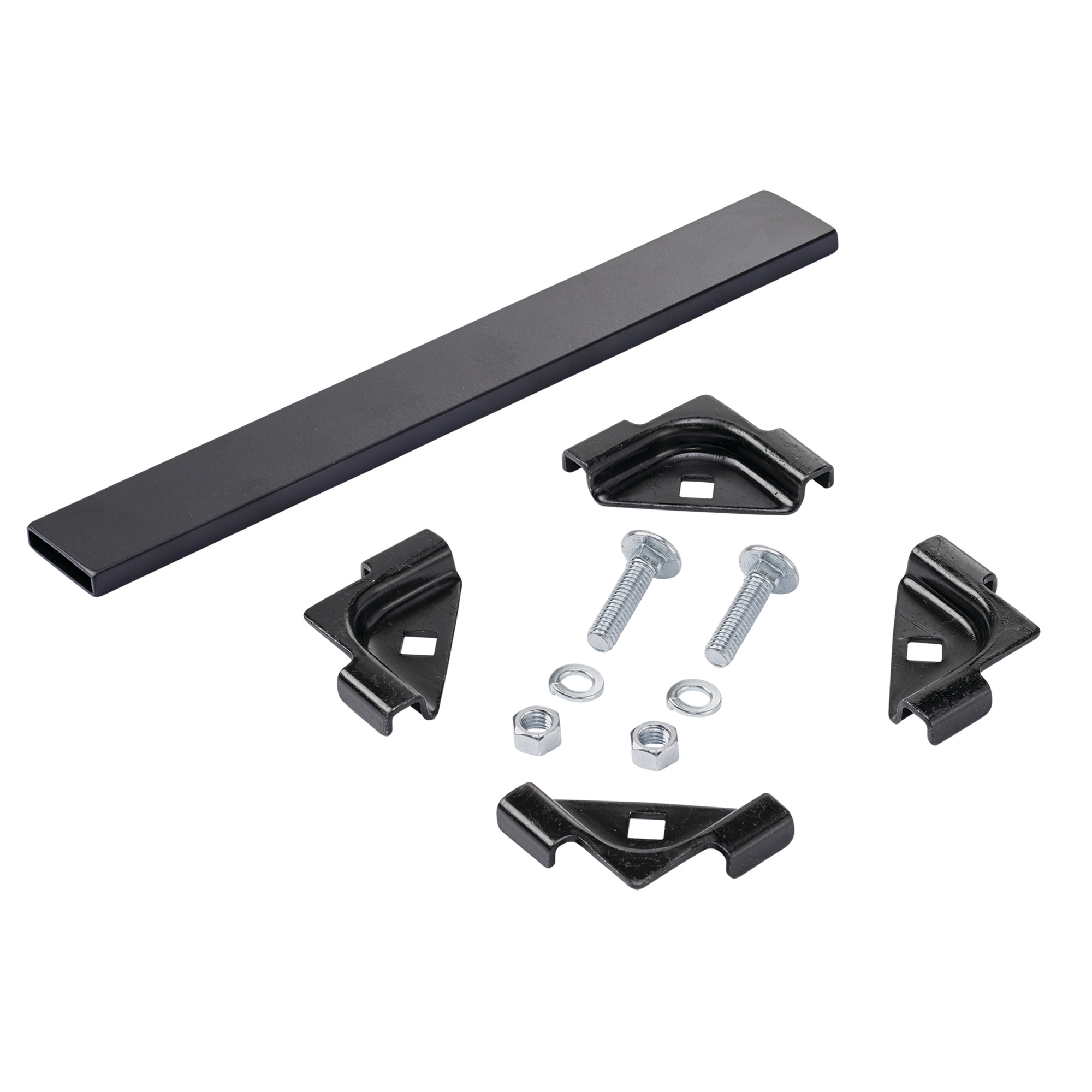 LRTK18B Runway Termination Kit, For Use With 18 in Ladder Rack, Steel, Black