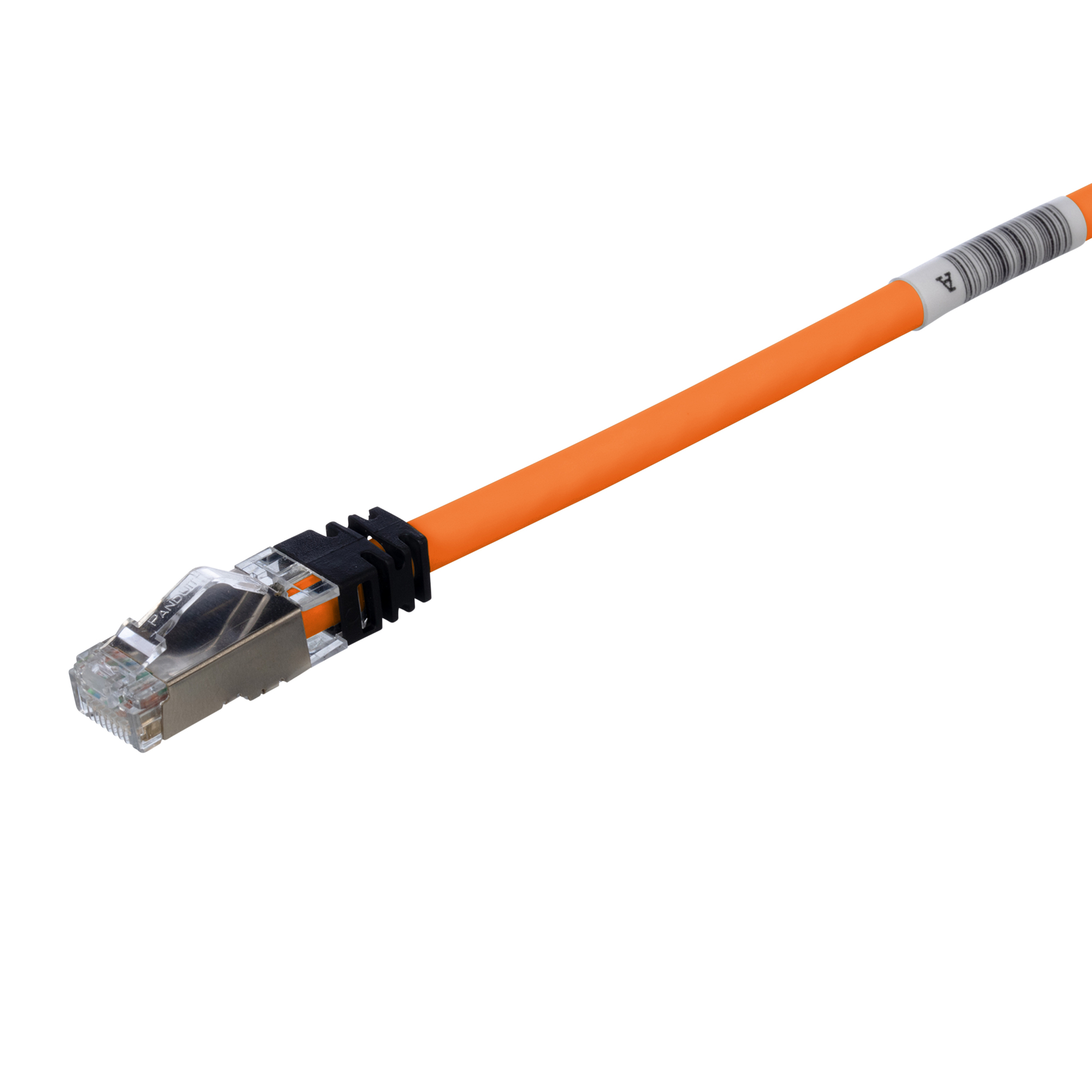 CU Patch Crd,Cat 6A,S/FTP,1ft,OR,25Pk