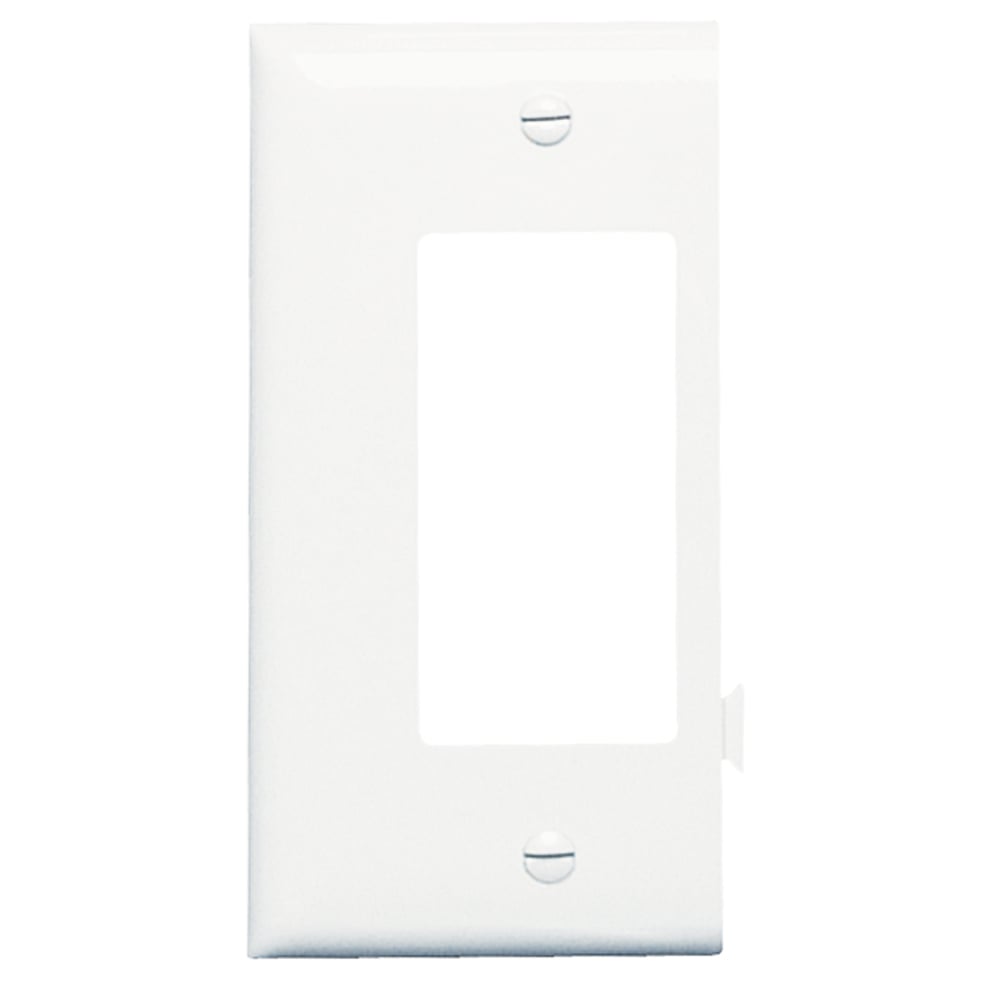 PJSE26W Sectional Wall Plate, 1 Gangs, 5 in, Thermoplastic, White