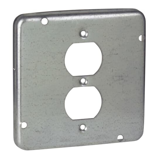 RSL-12 Steel City Surface Cover, 4-11/16 in L x 4-11/16 in W x 1/2 in D, Steel
