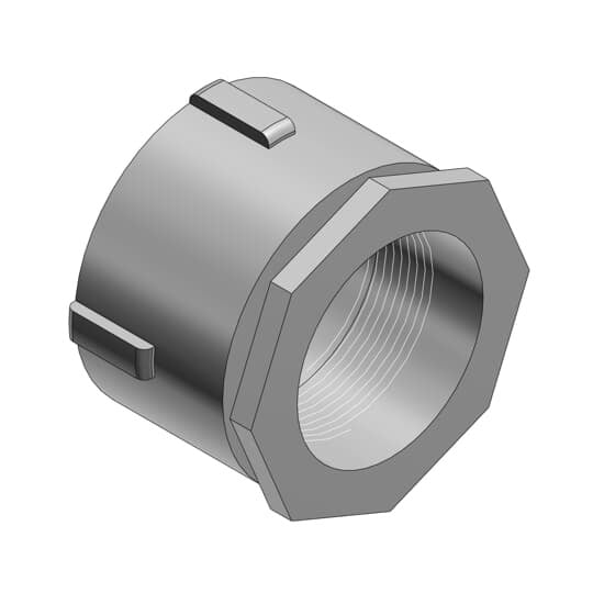 678AL T&B Threaded Erickson Coupling, 1-1/4 in, For Use With Rigid/IMC Conduits, Aluminum