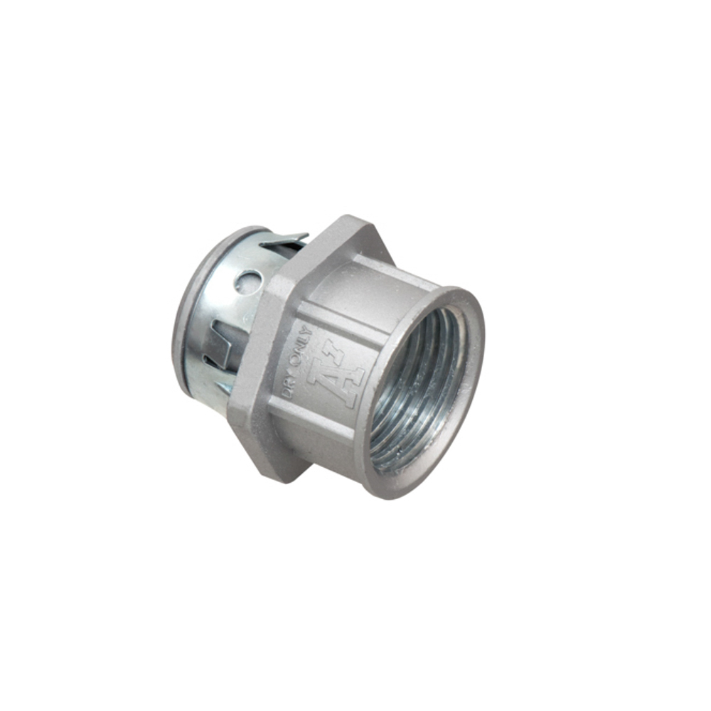 2450ST SNAP-TITE Adaptable Fitting, 1/2 in Trade, 1/2 in Knockout, Zinc
