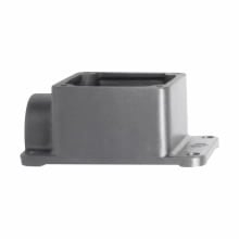 ARRH36 Arktite Dead End Flat Back Box, 6-1/2 in H x 4-1/4 in W x 3-1/8 in D, For Use With 60 A Receptacle and Motor Plugs, Cast Aluminum