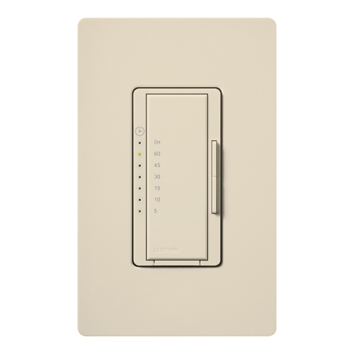 MA-T51-LA Maestro 1-Gang Full On Countdown Timer Control Switch, 5 to 60 min Setting, 120 VAC, 1NO 1 Form A Contact, 1 Poles