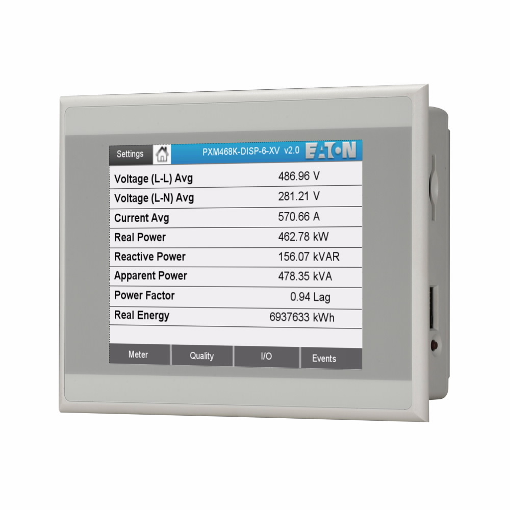 PXM468K-DISP-6-XV Meter Display, 6 in Color Touchscreen Display