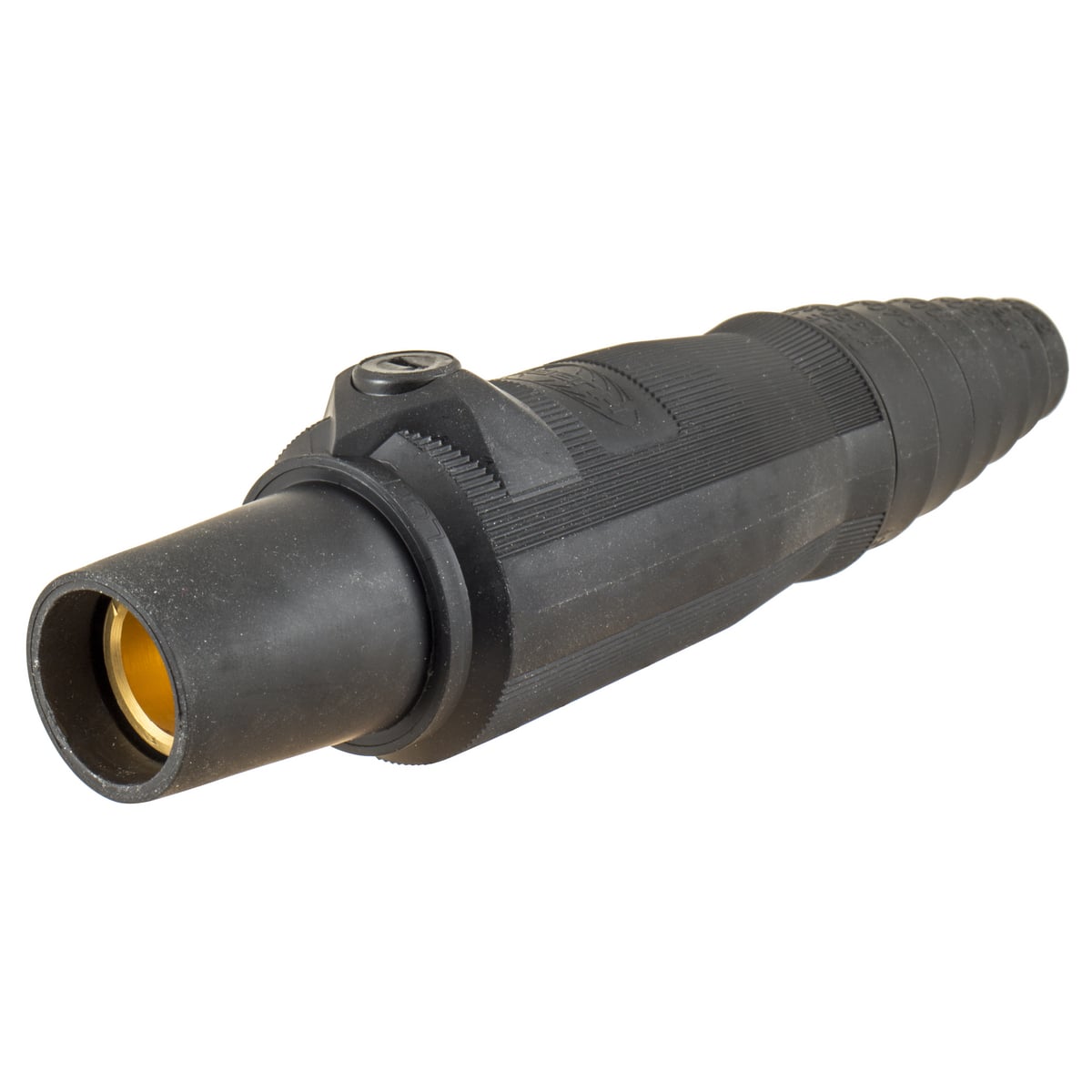 HBL400FBK 16 Series 1-Pole Female Heavy Duty Taper Nose Standard SC/PPC Type Plug, 600 V AC/250 V DC, 400 A, 2/0 to 4/0 AWG Wire, Pressure Screw Terminal Connection, 3R/4X/12K NEMA Rating