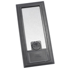 Hubbell Wiring Device Kellems, Floor and Wall Boxes, Concealed 3-ServiceSeries, Floor Box Cover, Black