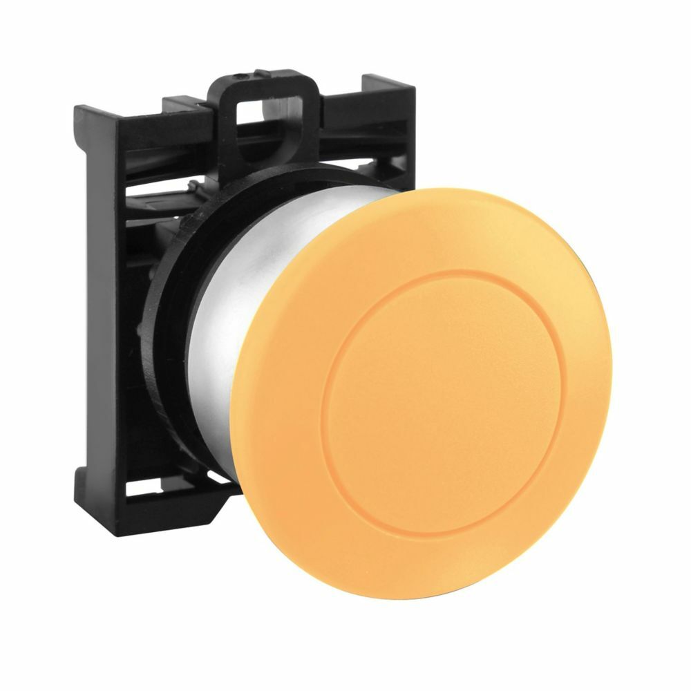 M22-DP-Y RMQ-Titan Modular Non-Illuminated Pushbutton Operator, 22.5 mm, Yellow