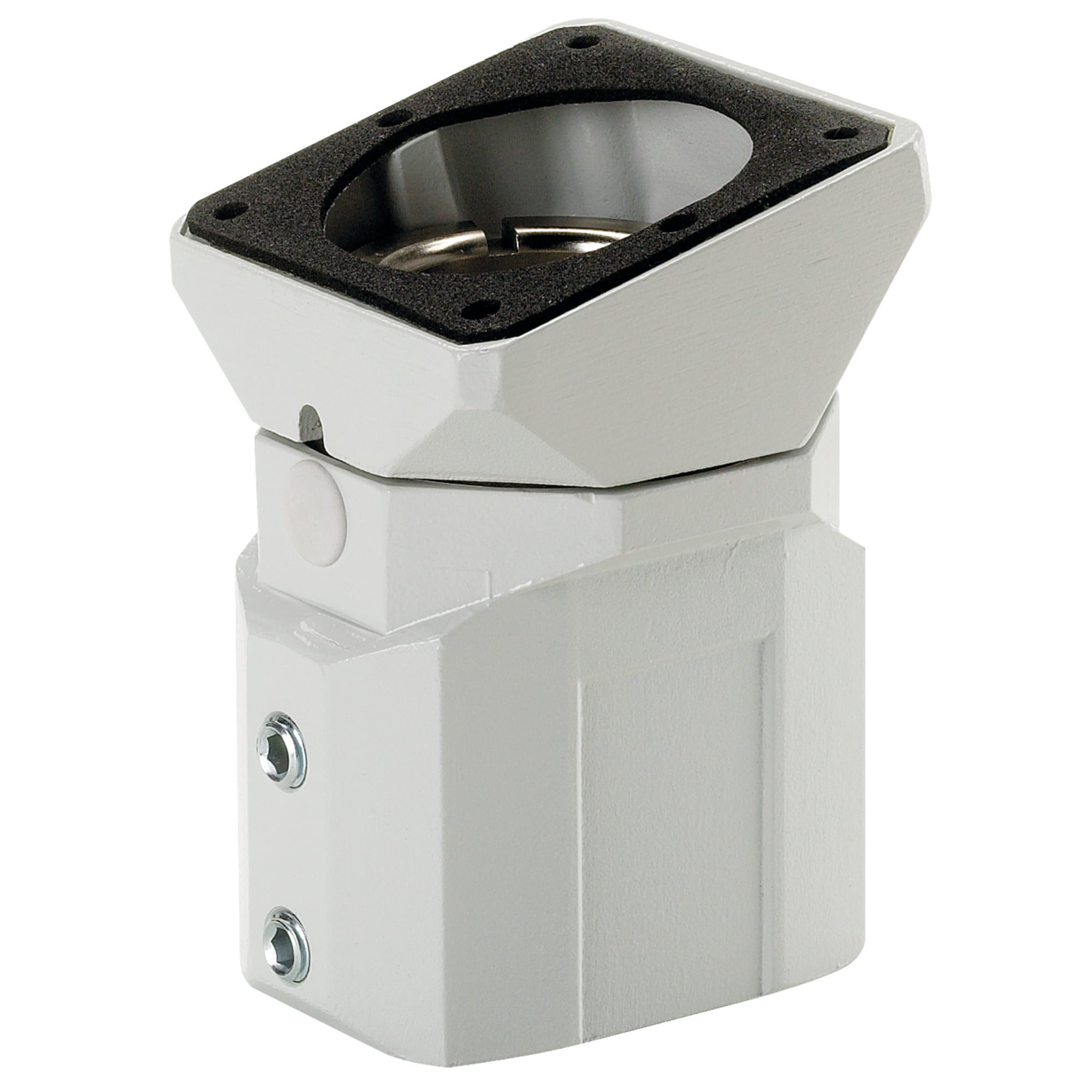 CCS2FC15LG Compact CS4 15 deg Flange Coupling, 4.68 in H x 3.07 in W, For Use With COMPACT Series 2 45 x 60 mm Pendant Arms, Aluminum, Light Gray