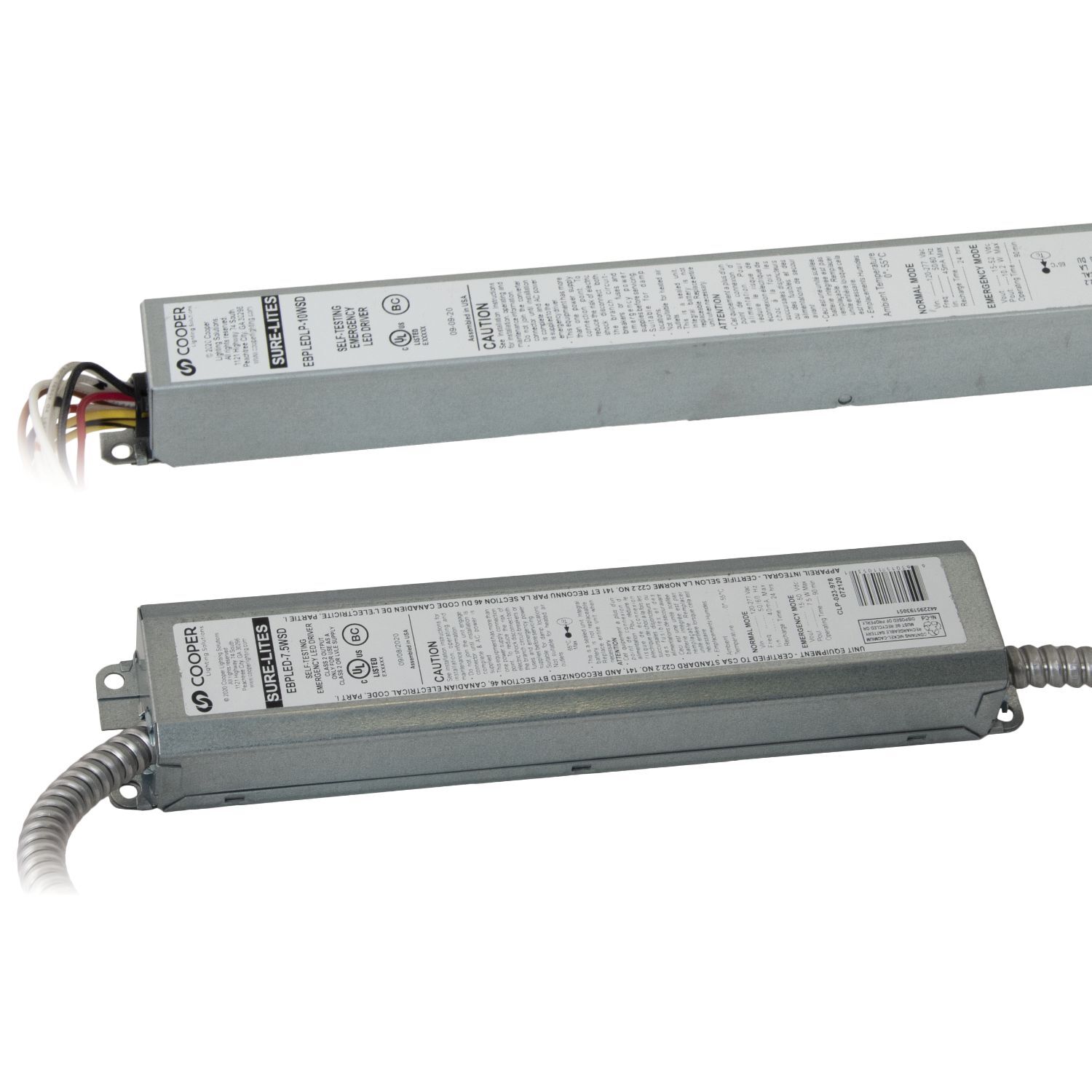 EBPLEDLP-10WSD Sure-Lites EBPLEDSD Self-Diagnostic LED Emergency Battery Pack, 120/277 V Nominal, 10 W Nominal
