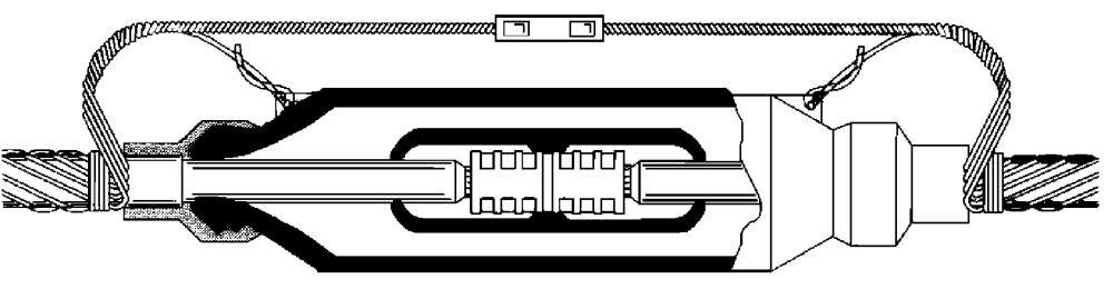 7100164177 QS-I 5400 In-Line Splice Kit, 15 kV, 750 kcmil Conductor, Rubber