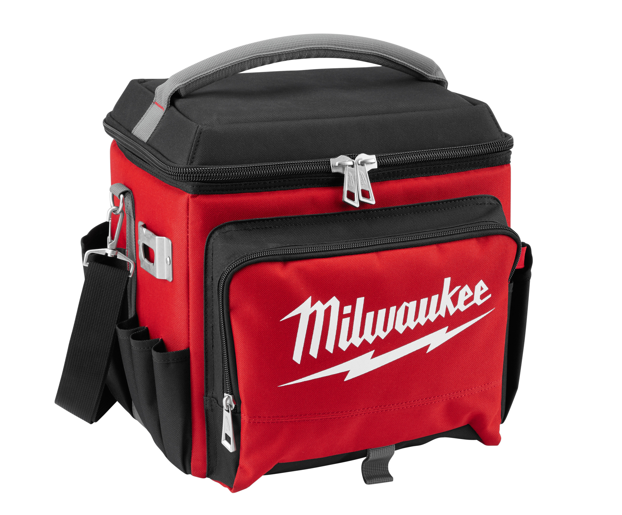 48-22-8250 Jobsite Cooler, 21.65 qt Capacity, Black/Red