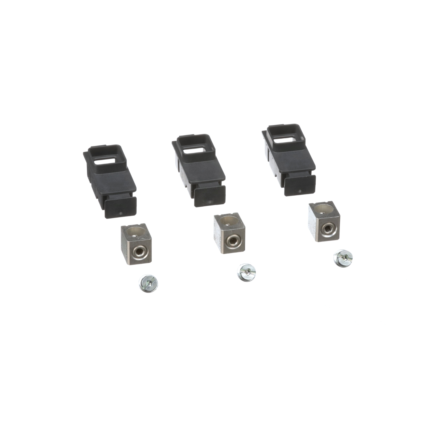 LV426967 Mechanical Lug Connector, 14 to 2/0 AWG, Fixed Mount, For Use With Compact NSXm, PowerPact B-Frame 15 to 125 A 3-Pole Molded Case Circuit Breaker