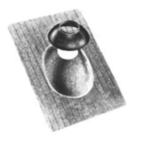 Flashing, Roof, Galvanized, Size 2 Inch