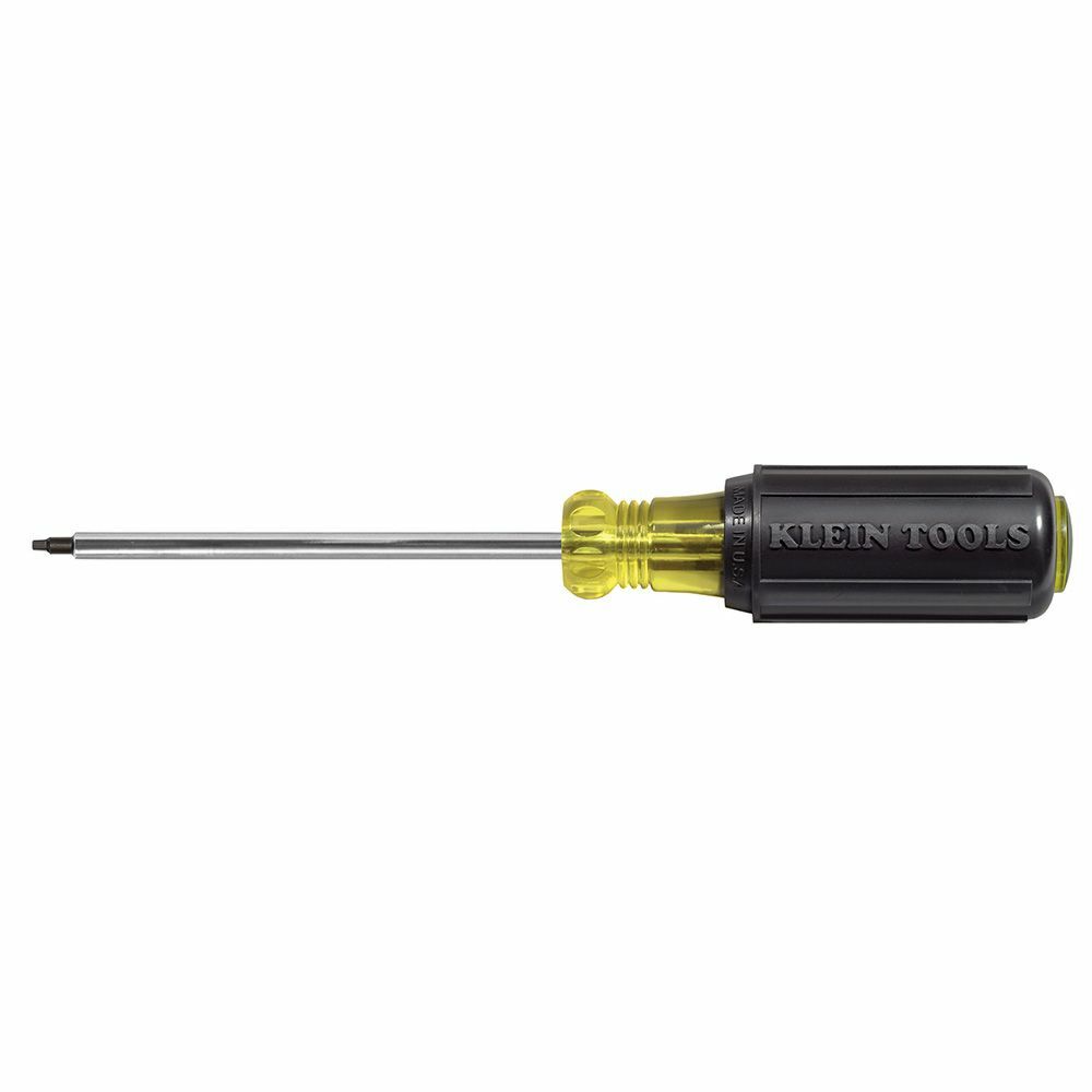 662 Cushion-Grip Screwdriver, #2 Square Point, Steel Shank, 8-1/4 in OAL, Acetate Handle, Polished Chrome, ANSI/ASME Specified
