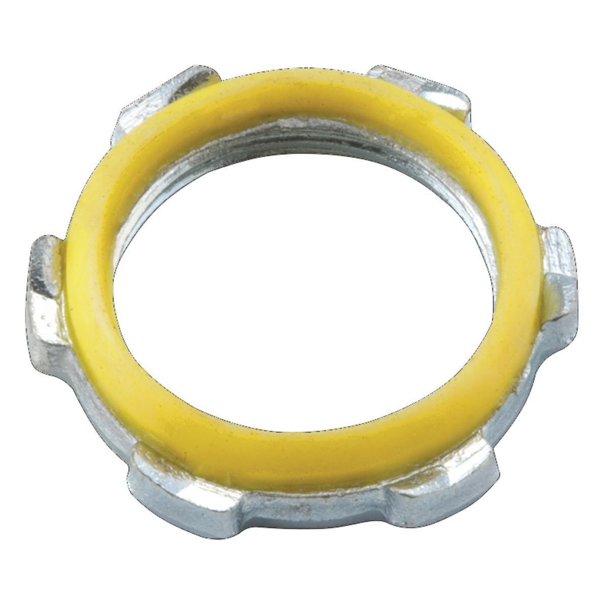 1204 Liquid Tight Sealing Locknut, 1 in, For Use With IMC/Rigid Conduit, Steel, Electro-Plated Zinc