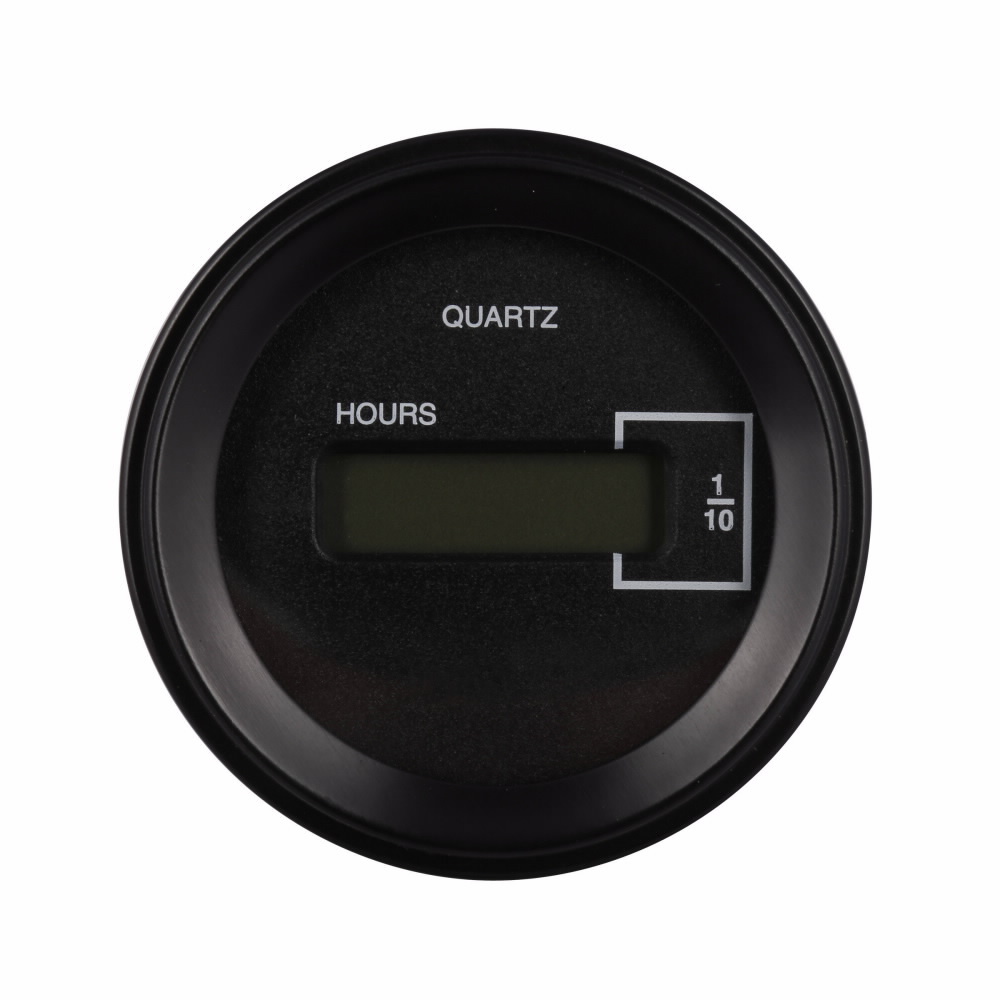 E42DIR1260 E42DI24/E42DIR Elapsed Time Meter, 6 Digits, Round LCD Display