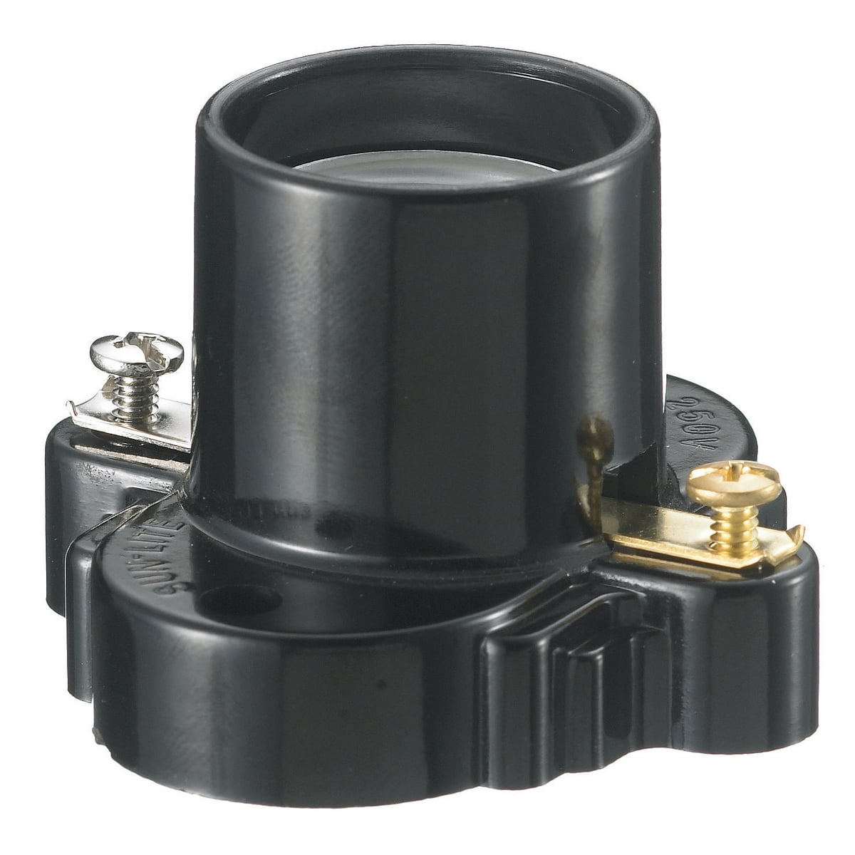 RL153 2-Piece Non-Metallic Pony Cleat Replacement Lamp Socket, 660 W, 250 V AC, 2.64 A, E26 Lamp Base Incandescent Lamp