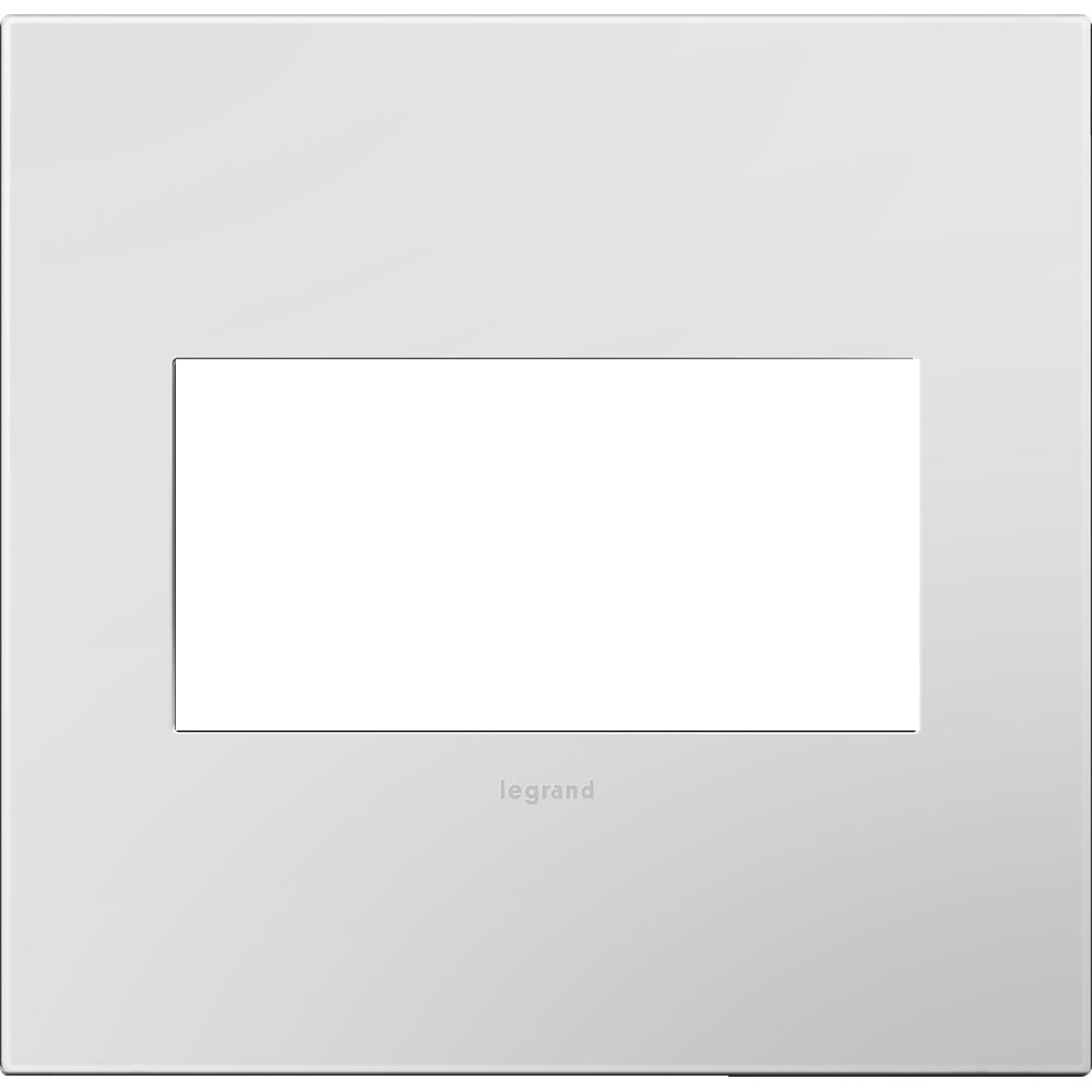 AWP2GPW4 Adorne Designer Wall Plate, 2 Gangs, 5.29 in W x 5.13 in H, Plastic